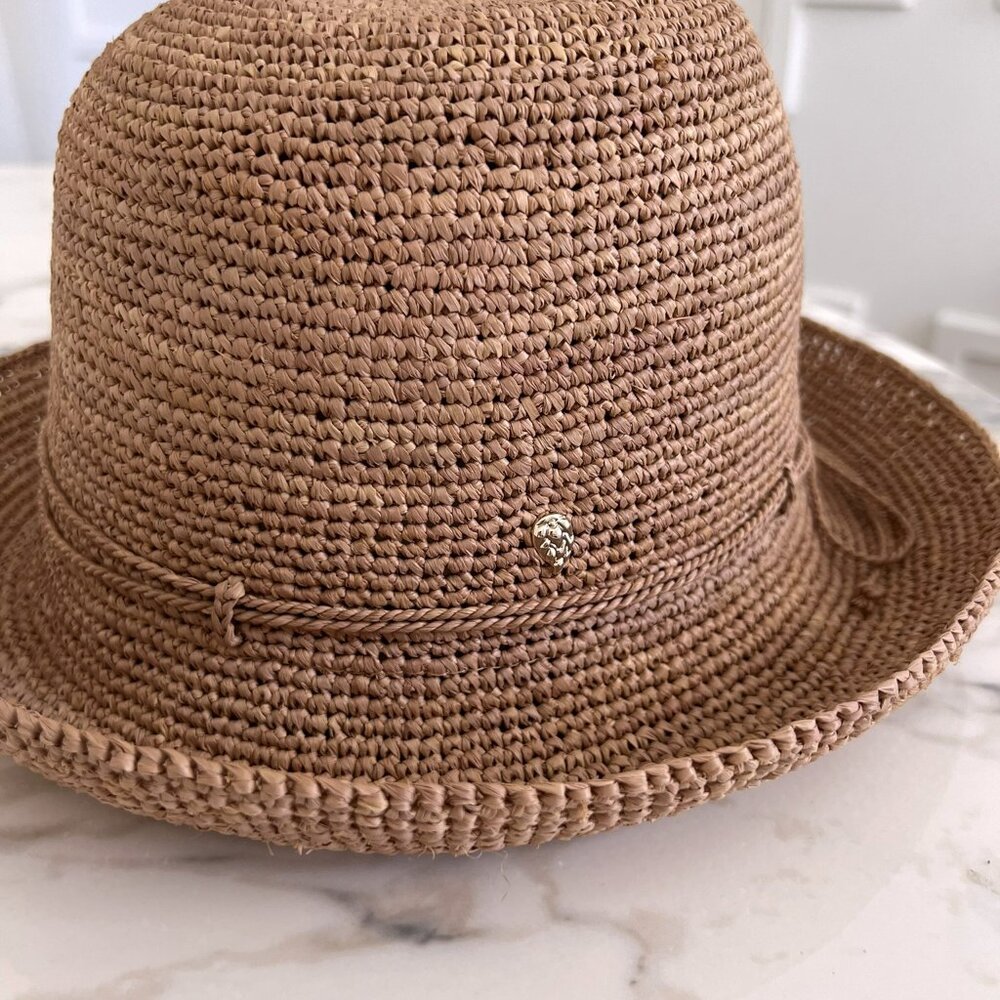 NWT - Helen Kaminski Provence 8 Raffia Hat - Nougat👒 - Picture 3 of 6